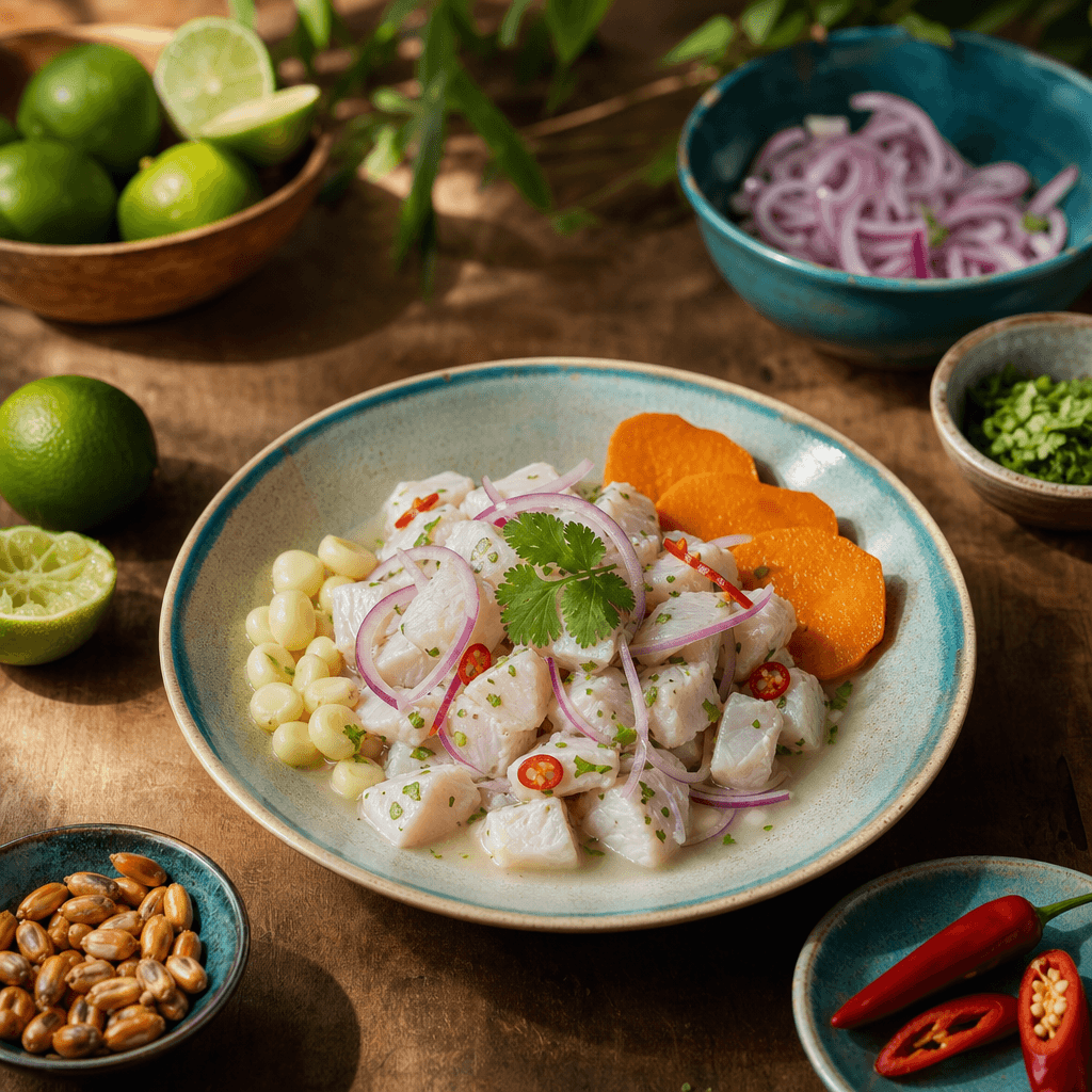 Ceviche com Lima: Textura Firme